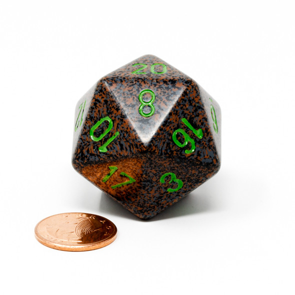 Chessex - Dado D20 de 34mm Moteado Earth™