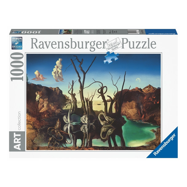 Ravensburger - Cisnes reflejando elefantes 1000 piezas