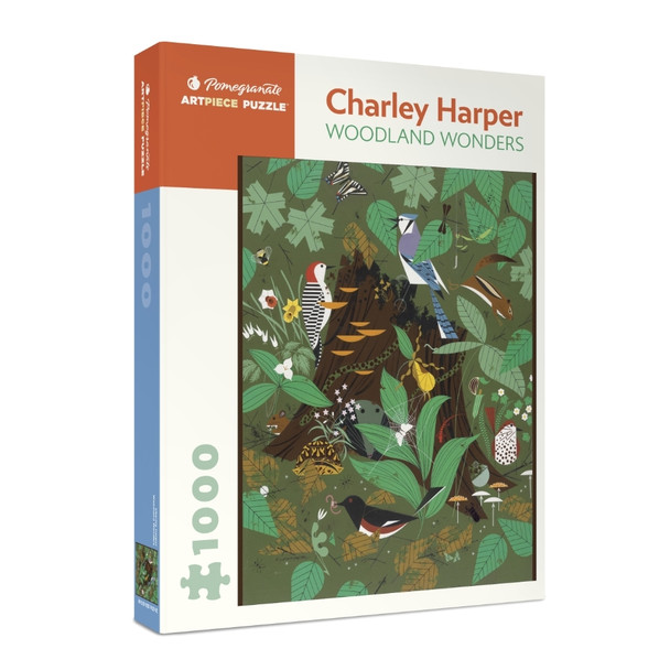 Pomegranate - Charley Harper: Woodland Wonders - 1000 piezas