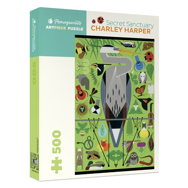 Pomegranate - Charley Harper: Secret Sanctuary - 500 piezas