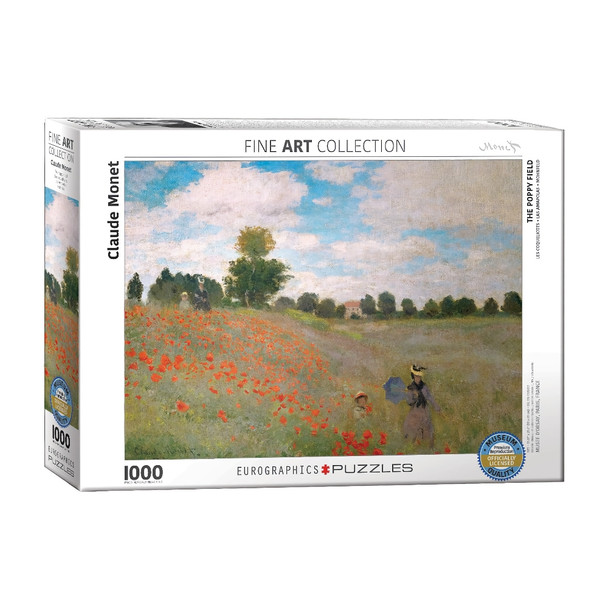 EuroGraphics - Claude Monet: La amapolas - 1000 piezas