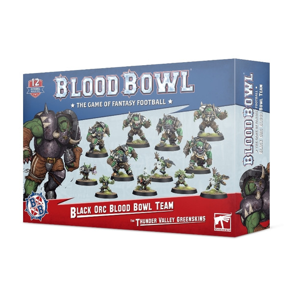 Games Workshop - Blood Bowl: Black Orc - Los Thunder Valley Greenskins