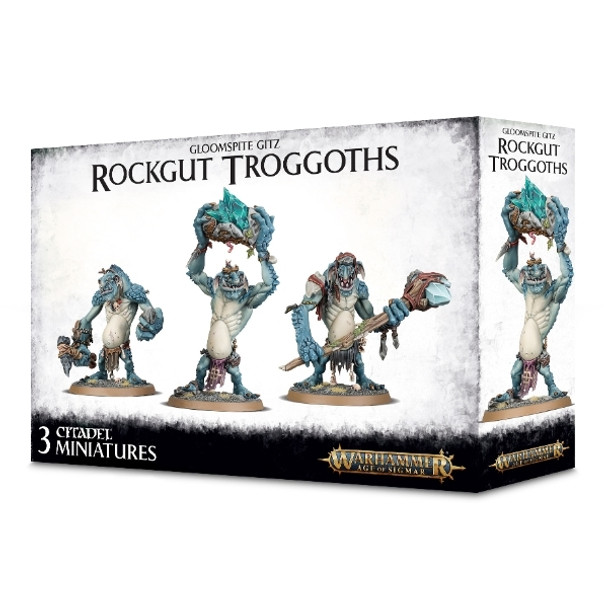 Games Workshop - Warhammer Age of Sigmar: Gloomspite Gitz Rockgut Troggoths