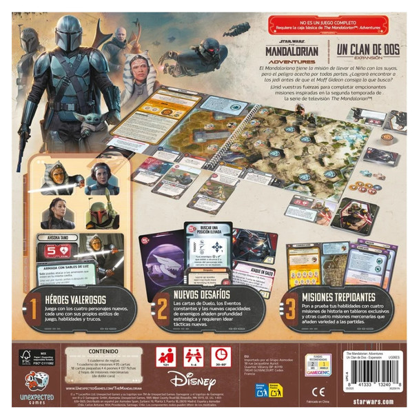 Unexpected Games - The Mandalorian Adventures: Un Clan de Dos Unexpected Games - The Mandalorian Adventures: Un Clan de Dos
