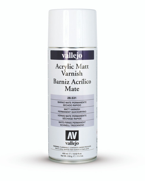 Vallejo - Aerosol: Barniz Aerosol Mate