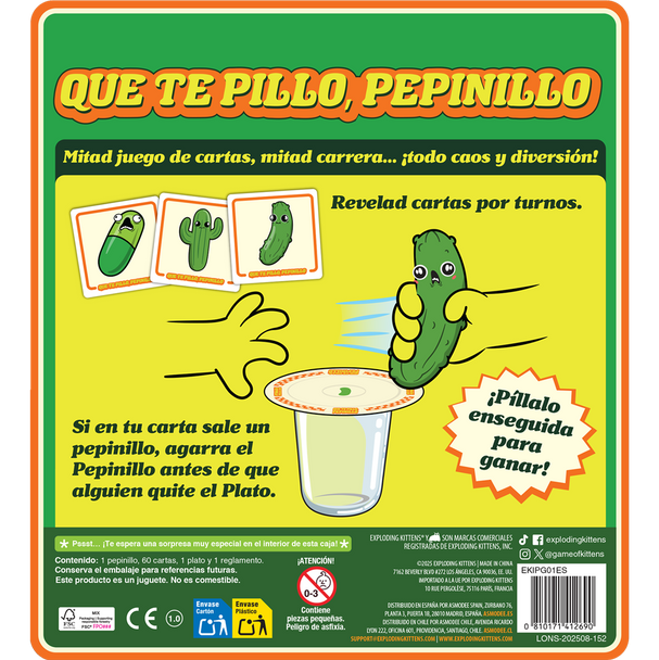Exploding Kittens - Que te pillo pepinillo