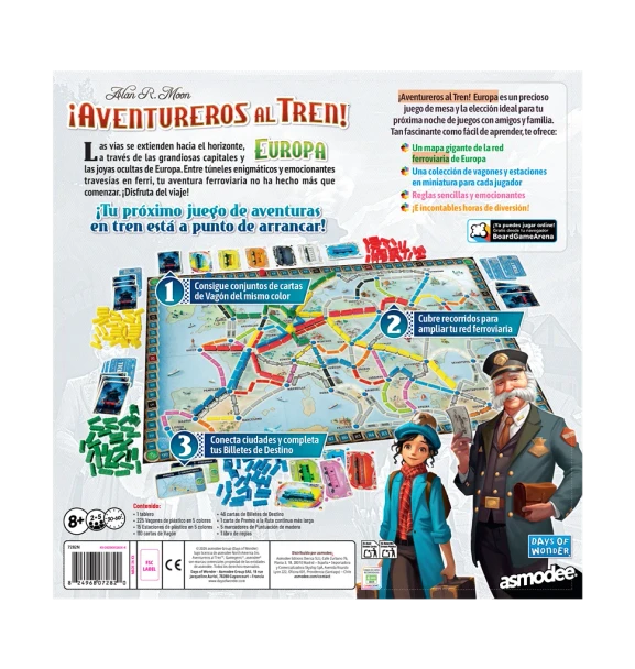 Days of Wonder - ¡Aventureros al Tren! Europa