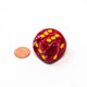 Chessex - Dado D6 de 30mm Vortex® Rojo/Amarillo