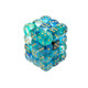 Chessex - Set de 36 dados D6 de 12mm Nebula® Oceanico/Dorado Luminary™