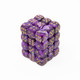 Chessex - Set de 36 dados D6 de 12mm Vortex® Morado/Dorado