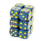Chessex - Set de 12 dados D6 de 16mm moteados Twilight™