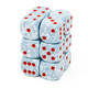 Chessex - Set de 12 dados D6 de 16mm moteados Air™