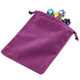Chessex - Bolsa grande de gamuza para dados: Morado