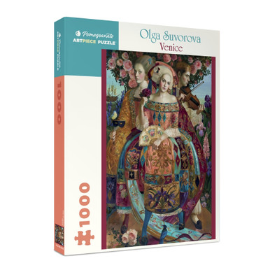 Pomegranate Olga Suvorova The Tamer – 1000 Teile Puzzle, Exotische Kunst Mit Pfauen & Geparden Pomegranate Olga Suvorova The Tamer – 1000 Teile Puzzle, Exotische Kunst Mit Pfauen & Geparden