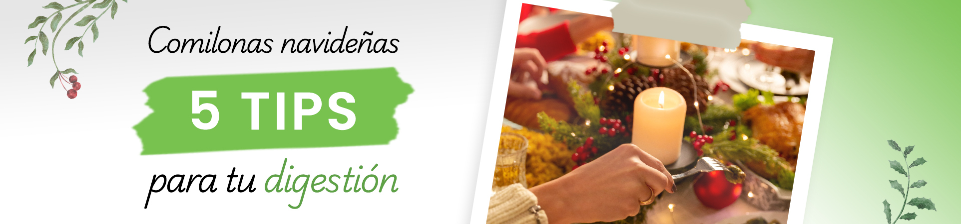 5 tips para cuidar tu digestión en estas fiestas