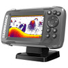 Lowrance HOOK²-4x CE Row GPS Plotter Bullet Skimmer Fishfinder - Side View