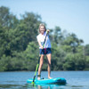 Jobe Yarra 10.6 Inflatable Paddle Board Package - Teal - action