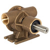 Jabsco 52040 Flexible Impeller Bronze Pedestal Pump - Neoprene Impeller - Back View