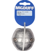MGDuff Martyr ZSA Shaft Anodes - Zinc - Imperial Sizes