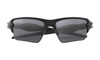 Oakley Flak 2.0 XL Sunglasses - Polished Black / Prizm Black Polarized Front Folded