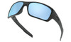 Oakley Turbine Sunglasses - Polished Black / Prizm Deep Water Polarised Lower Angle