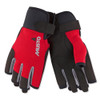 Musto Essential Sailing Short Finger Gloves - Red