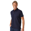 HH Workwear Kensington Polo - Navy - arm brand detail