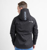 Rooster Soft Shell Jacket - black on model - back view