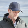 Rooster Structured Cap in navy, on model