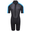Typhoon Swarm3 Child's Shorty Wetsuit 250992 in black/blue - back