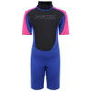 Typhoon Swarm3 Infant's Shorty Wetsuit in purple/hot pink