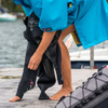 Red Paddle Pro Change Robe Evo - Short Sleeve - Hawaiian Blue - changing wetsuit