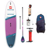 Red Paddle Ride 10'6" Inflatable SUP Package - Purple