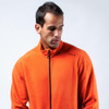 Zhik Polartec Zip Fleece - Men - Flame Red, worn, modelled