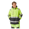 HH Workwear Alna 2.0 Hi Vis Waterproof Shell Jacket Yellow / Ebony