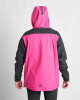 Rooster Aquafleece Pink Hoodie, back