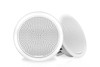 Fusion FM Series Flush Mount Speakers Round White Front View