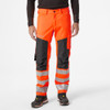 Helly Hansen Workwear Alna 2.0 Hi Vis Work Pants - Orange, model front