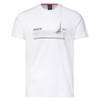 Musto Sardinia men's graphic white t-shirt 2023, cat