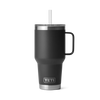 YETI Rambler 35 Oz Straw Mug - Black_Front