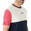 Musto 64 Men's Short Sleeve Tee - Antique Sail White/Navy, model