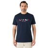 Musto Men's 1964 Short Sleeve Aruba Navy T-Shirt, model