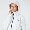 Musto Women's Navy Nautic Rain Jacket, model hood