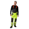 Helly Hansen Alna 2.0 Hi Vis Construction Bib Trousers Yellow/Ebony - Front View
