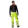 Helly Hansen Alna 2.0 Hi Vis Construction Bib Trousers Yellow/Ebony - Front View