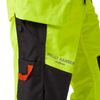 Helly Hansen Alna 2.0 Hi Vis Construction Bib Trousers Yellow/Ebony - Front View