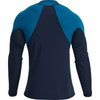 NRS Men's HydroSkin 0.5 Long-Sleeve Shirt - Navy/Mykonos