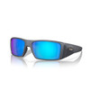 Oakley Heliostat Sunglasses - Prizm Sapphire Polarized Lenses - Blue Steel Frame