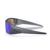 Oakley Heliostat Sunglasses - Prizm Sapphire Polarized Lenses - Blue Steel Frame