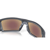 Oakley Heliostat Sunglasses - Prizm Sapphire Polarized Lenses - Blue Steel Frame